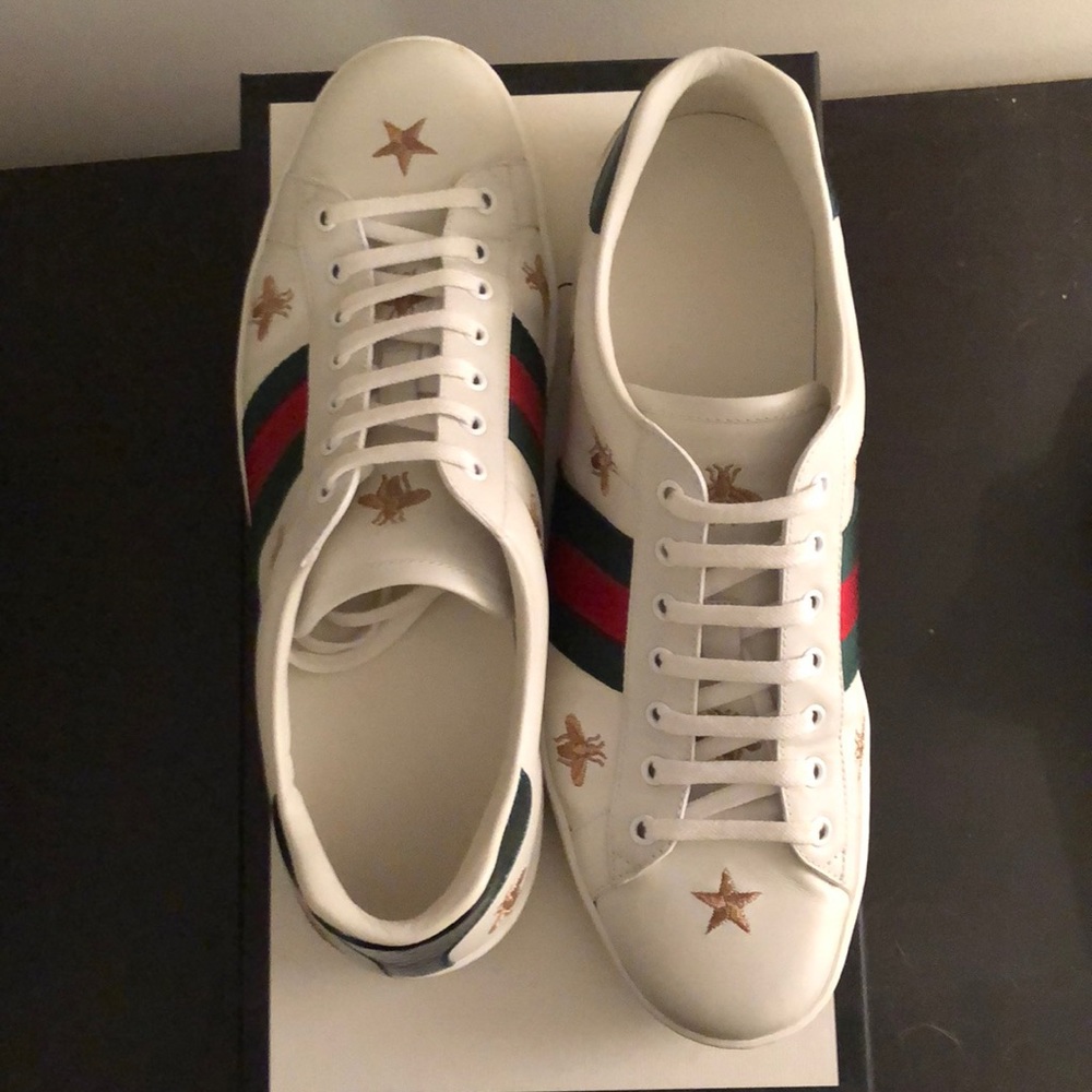Men’s Gucci Embroidered Ace Sneaker